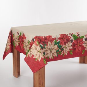 Tovaglia lurex 18 posti stella di Natale