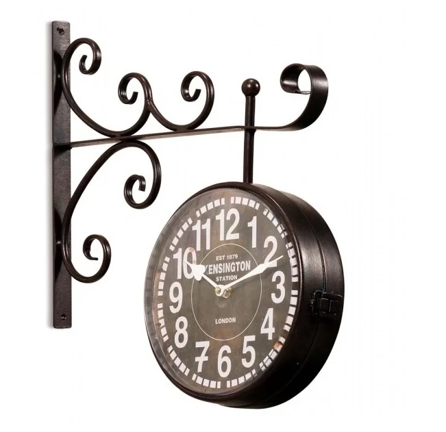 Orologio doppia faccia station