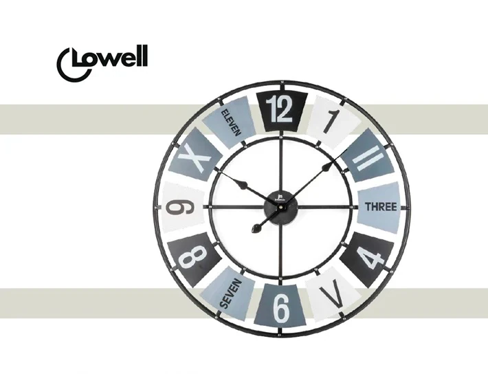 Orologio da parete in metallo - immagine 2