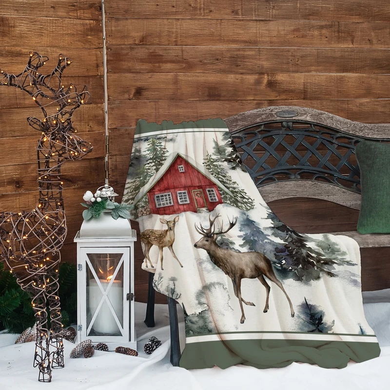Plaid Christmas Blu - immagine 3