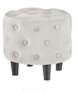 Pouf tinta unita in velluto bubble