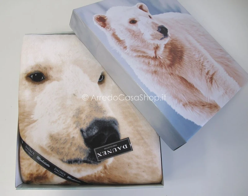 Plaid Morbidotto_Orso Bianco - immagine 2