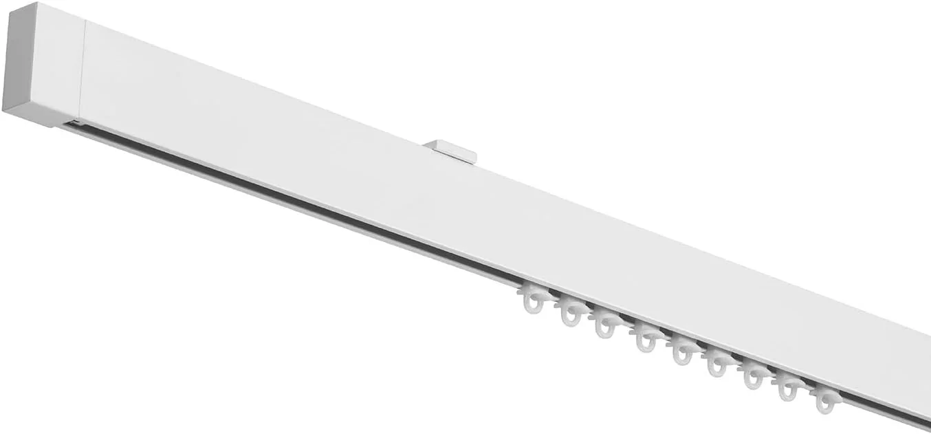 Bastone per tende a onde da 200cm bianco o argento - immagine 2